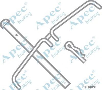 APEC BRAKING kit251 -  Комплектующие, тормозные колодки